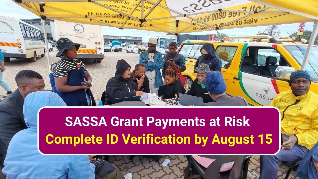 SASSA ID Verification Deadline, Verify by 15 August to Avoid Payment Disruptions
